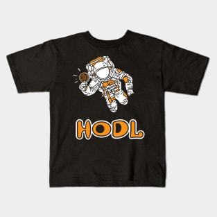 HODL BITCOIN - TO THE MOON Kids T-Shirt